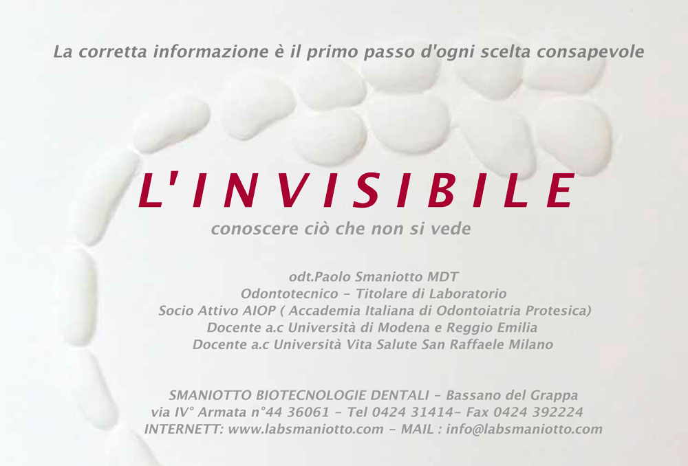 Brochure Invisibile Smaniotto 1